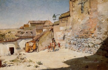  Spain Oil Painting - Sunny Spain William Merritt Chase